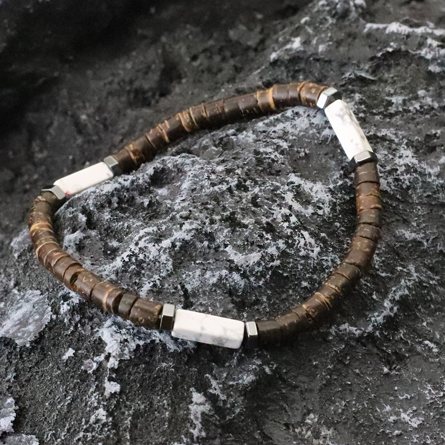 Men Retro 5mm Natural Coconut  - Men Accessories Amazon avaliação e preço
