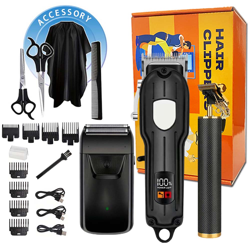 Professional Hair Clipper Set  - Men Accessories Guide avaliação e preço