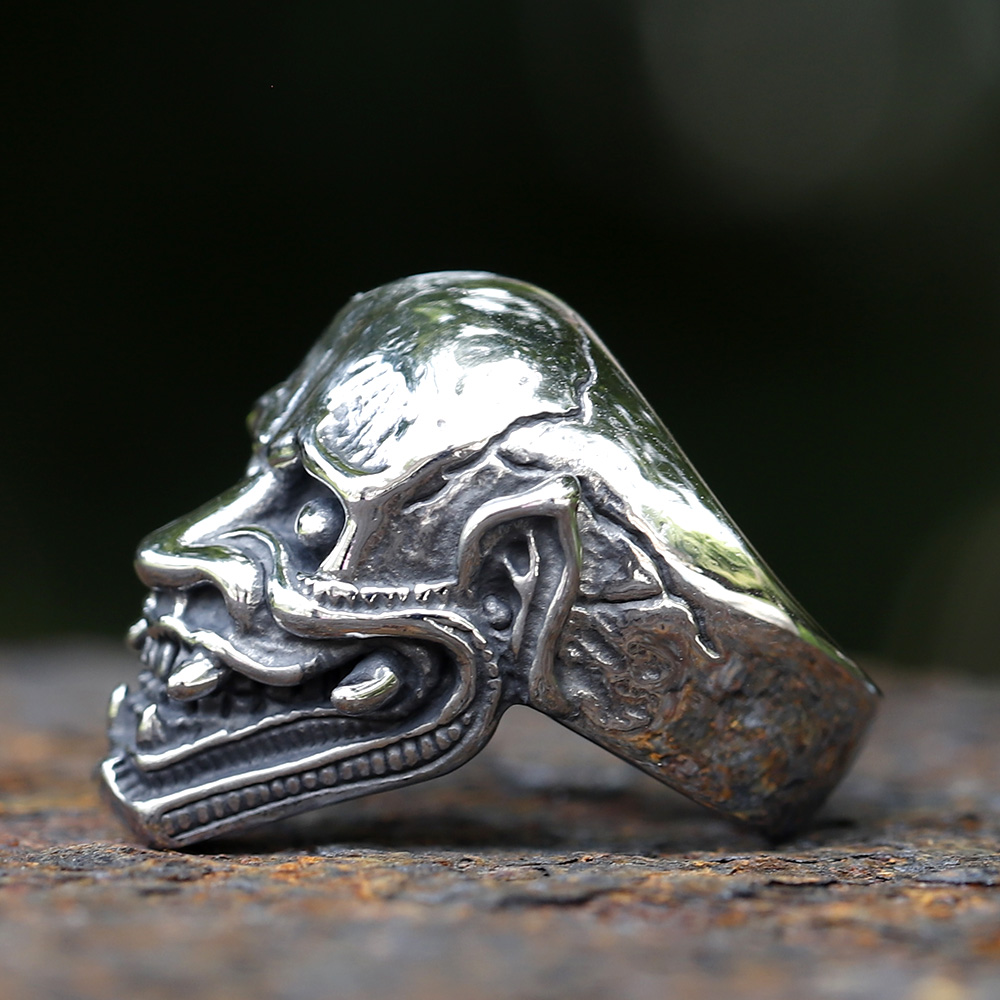 023 New Punk Skull Hannya Mask - Men Accessories Guide avaliação e preço