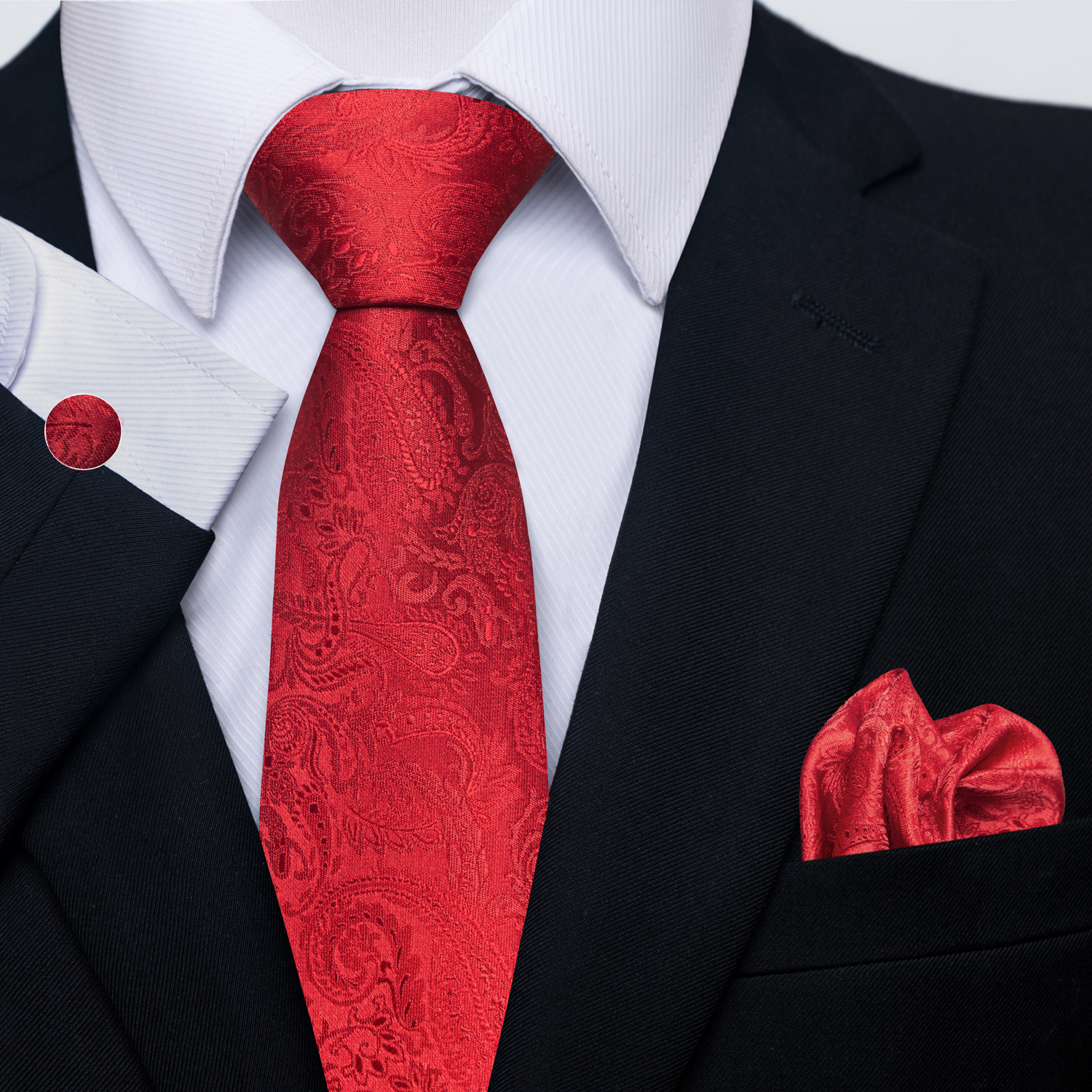 Brand 100% Silk Tie Pocket Squ - Men'S Accessories Gift Set Branded avaliação e preço