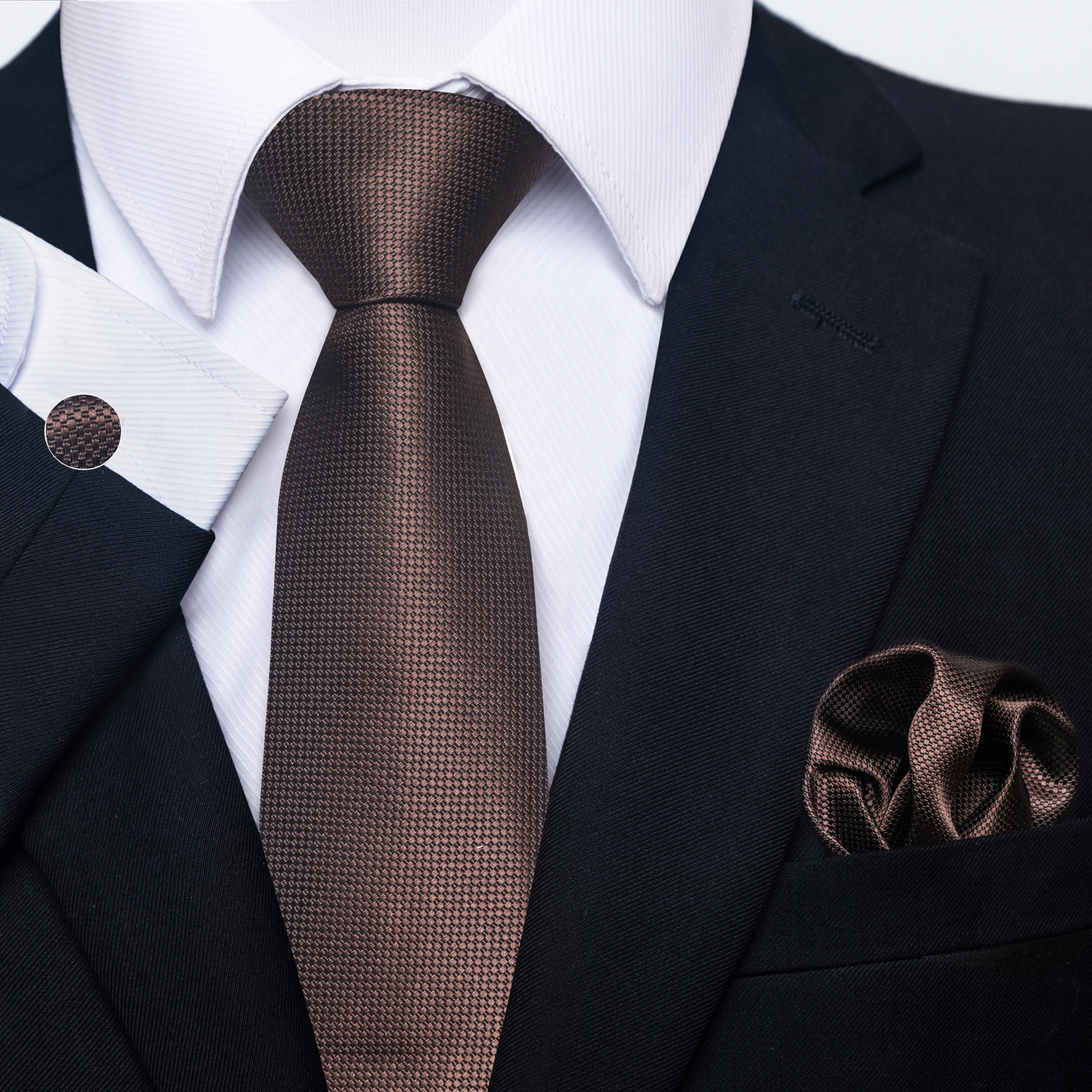 Brand 100% Silk Tie Pocket Squ - Men'S Accessories Gift Set Branded avaliação e preço