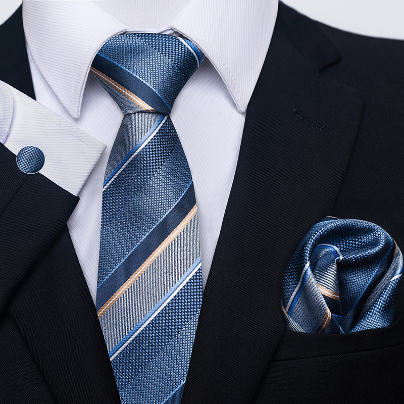 Brand Fashion  8 cm Tie Pocket - Men'S Accessories Gift Set Branded avaliação e preço