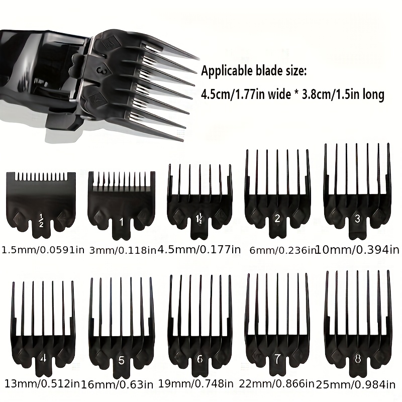 10Pcs Black Plastic Hair Clipp - Men Accessories Guide avaliação e preço