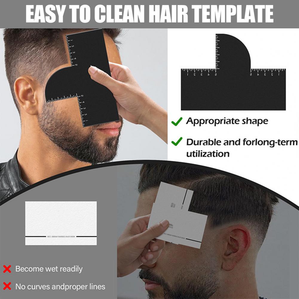 1/2Pcs Men Hair Styling Templa - Men Accessories Guide avaliação e preço